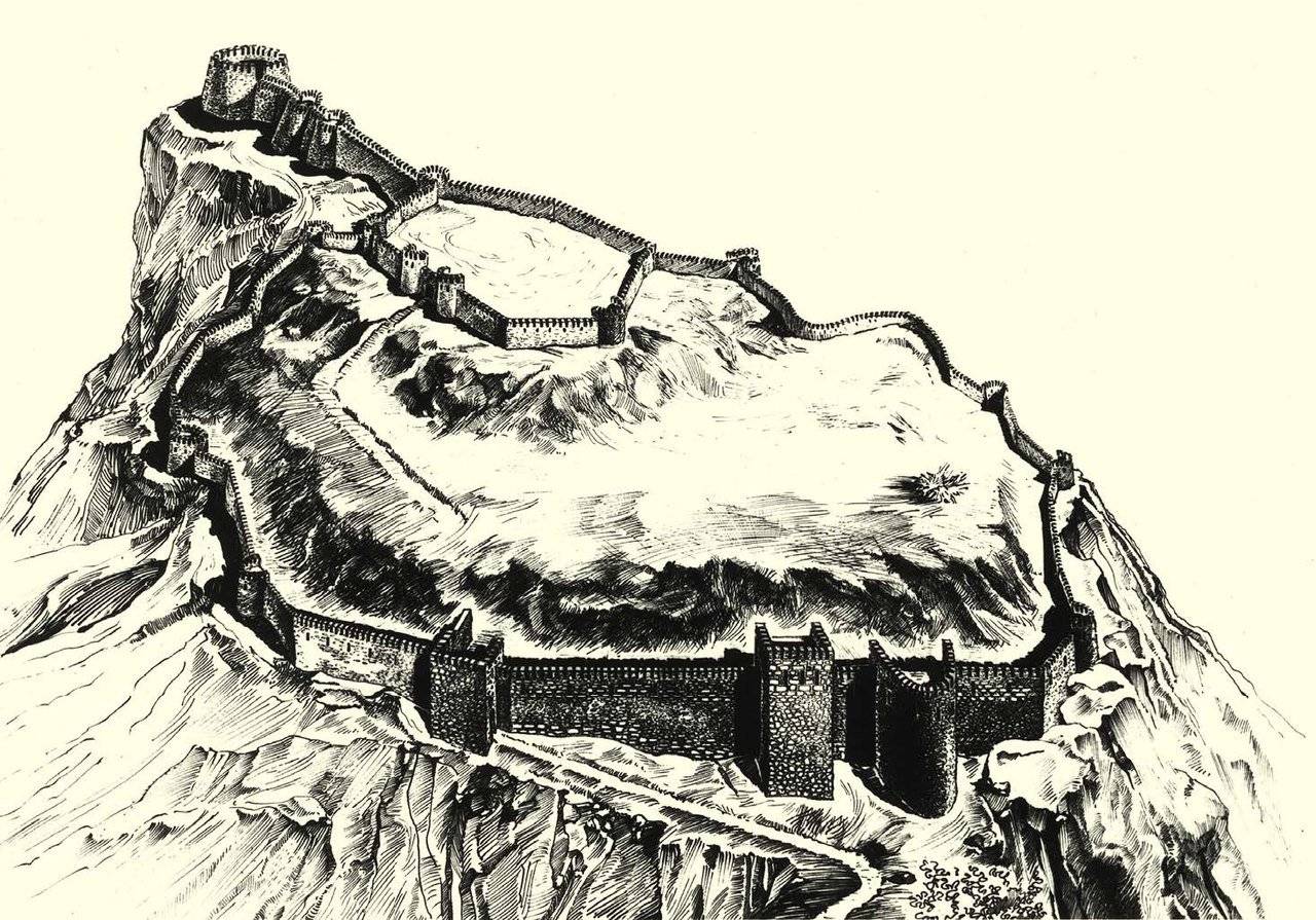 Крепость Джаваншира в Исмаиллы