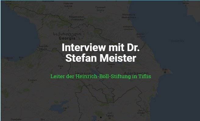 İnterview mit Dr. Stefan Meister, dem Leiter der Heinrich-Böll-Stiftung in Tiflis, Georgien