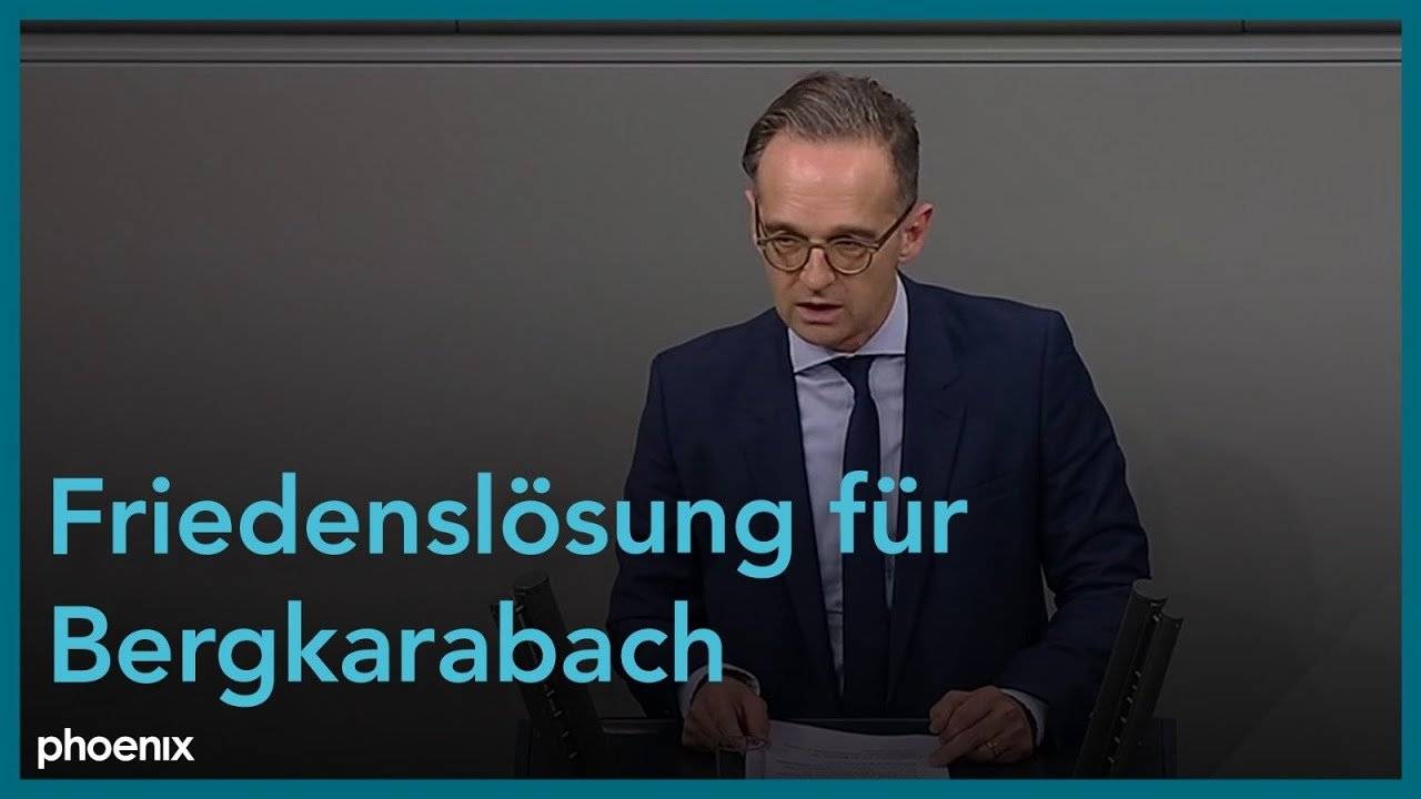 Aktuelle Stunde im Bundestag zur Friedenslösung für Bergkarabach am 29.10.20