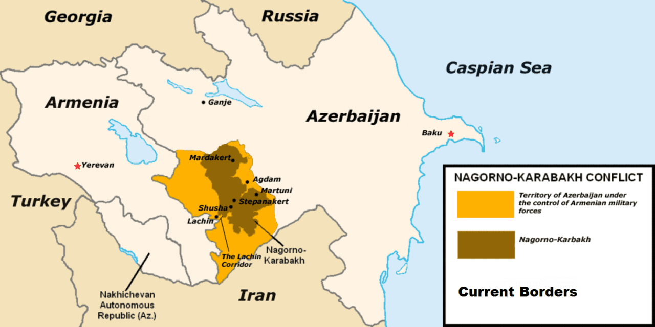 Bergkarabachkonflikt zwischen Armenien und Aserbaidschan